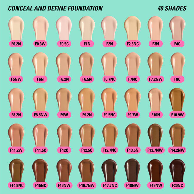 Makeup Revolution Conceal & Define Foundation — foto 2