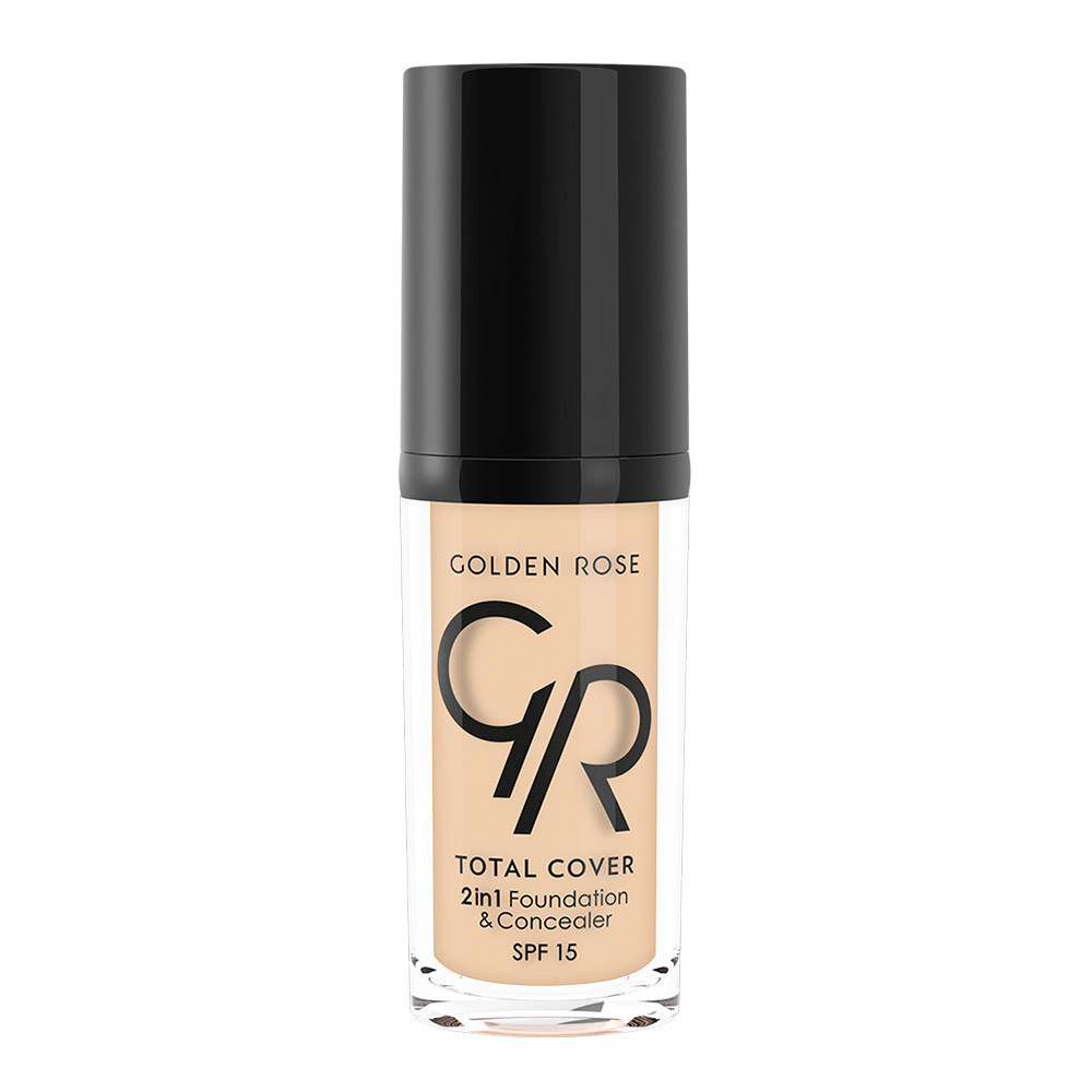 Golden Rose GR Total Cover 2 in 1 Foundation & Concealer SPF15