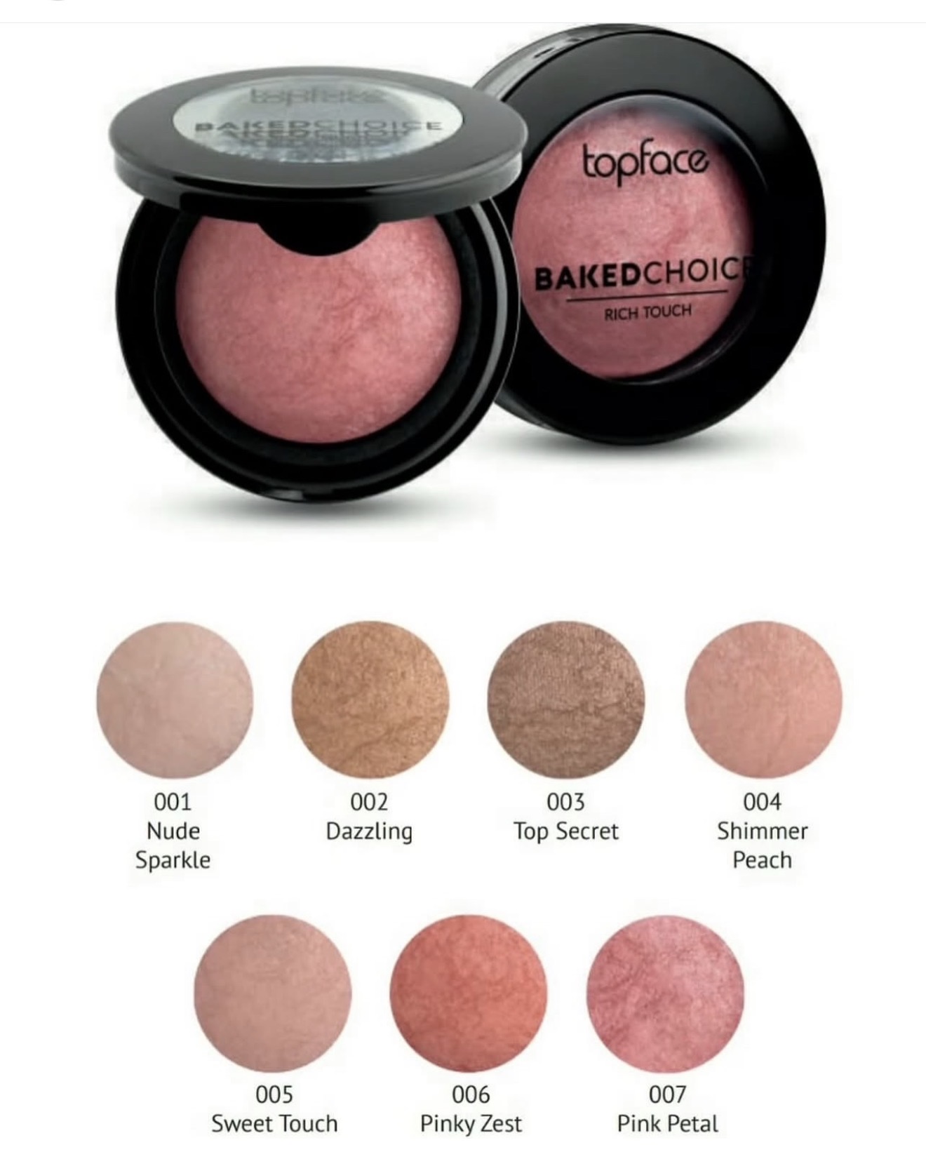 Topface Baked Choice Rich Touch Blush-On — foto 2