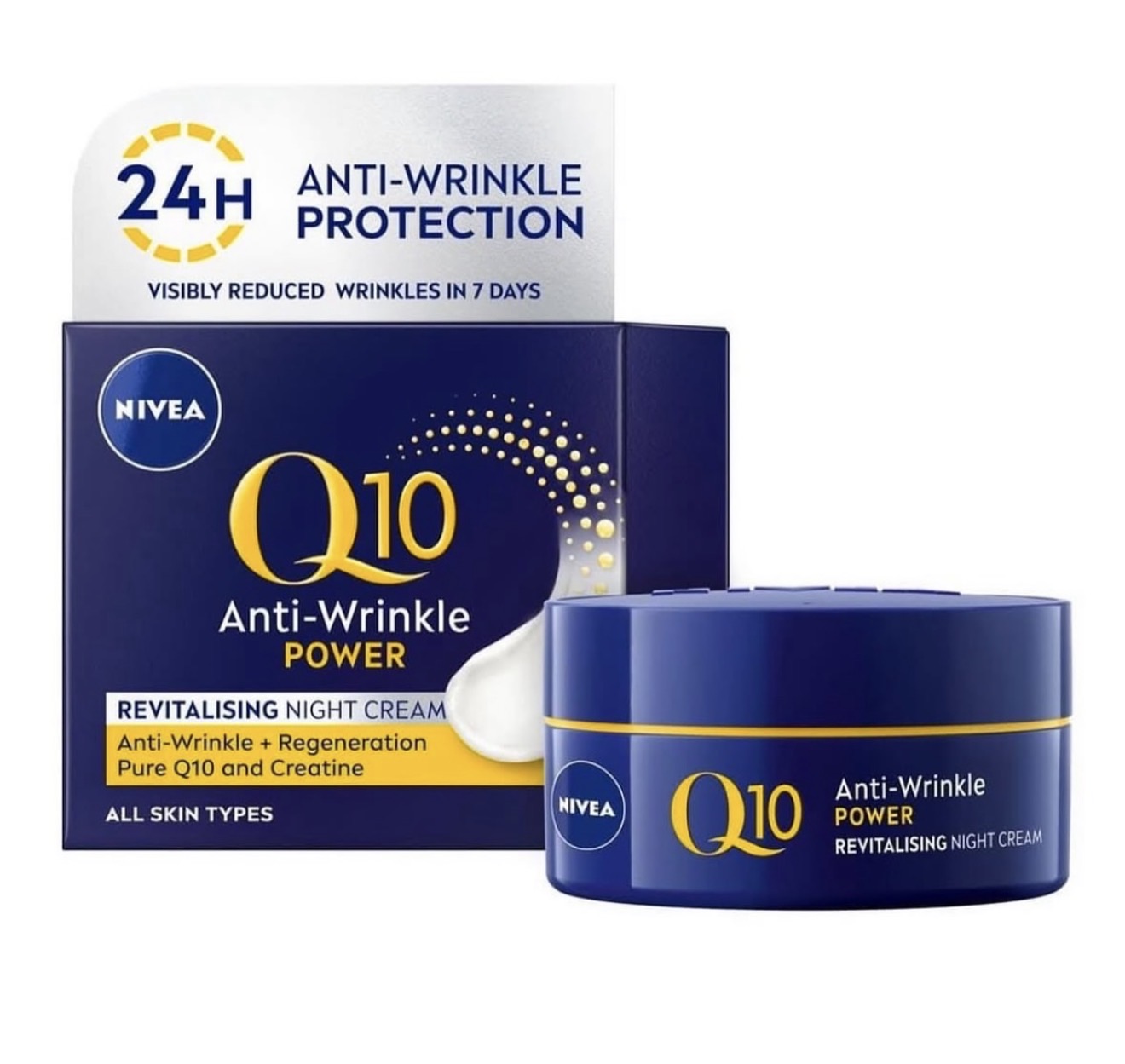 NIVEA Q10 Anti-Wrinkle Power Krem Nate Revitalizues