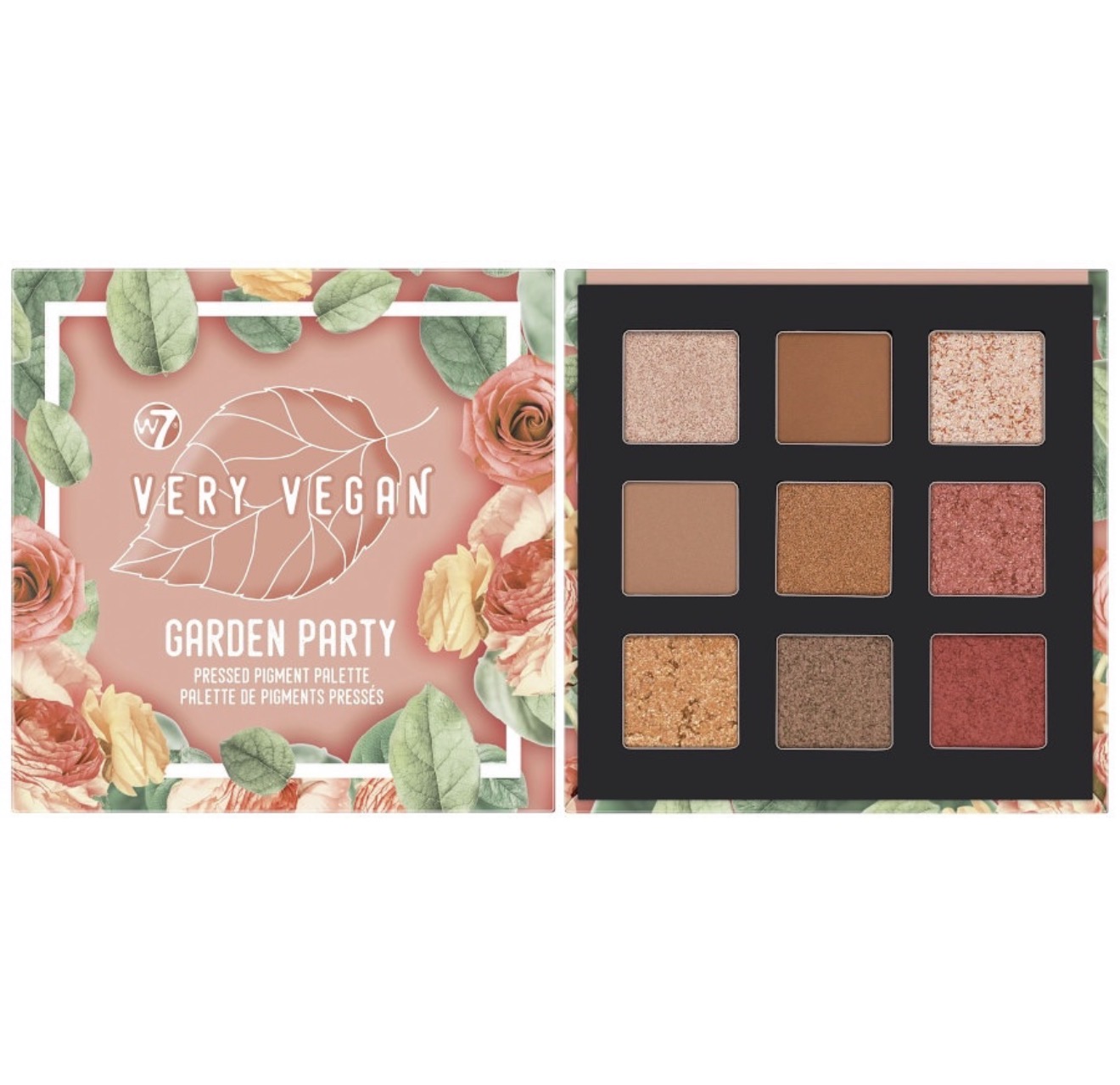 W7 Very Vegan Garden Party Pressed Pigment Palette