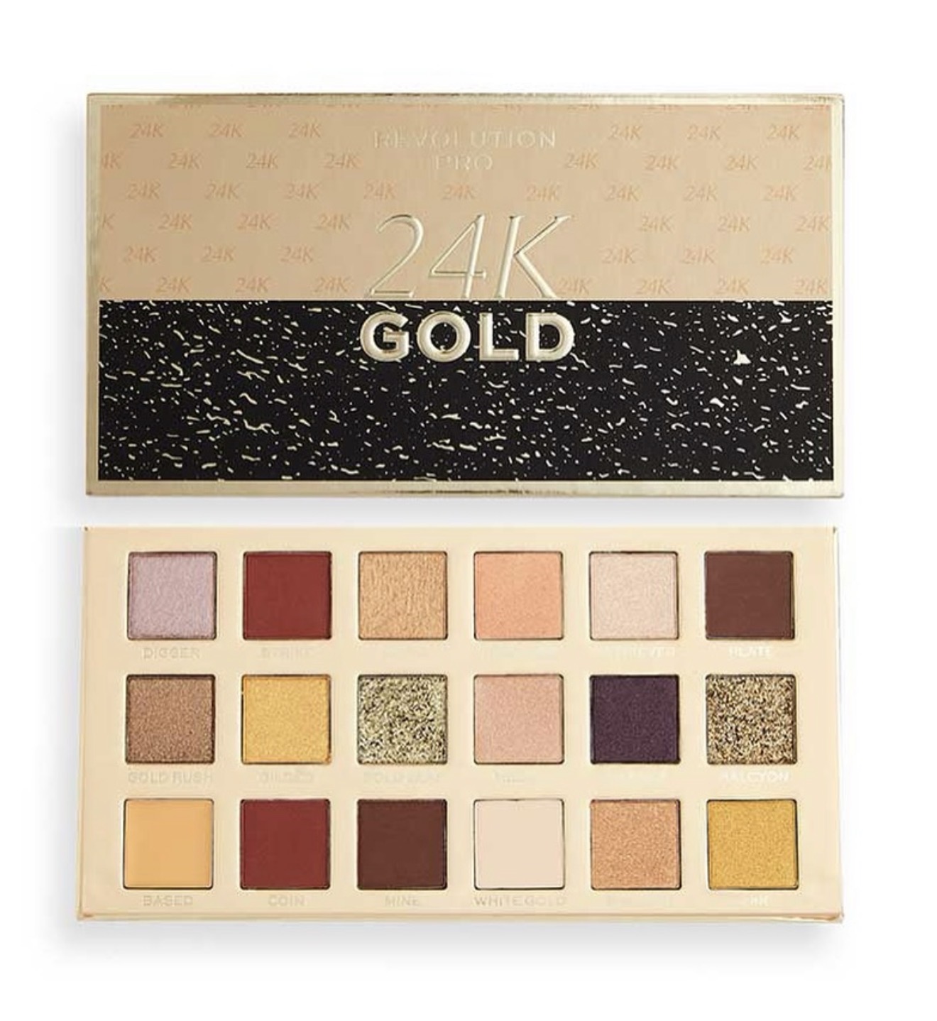 Revolution Pro 24K Gold Eyeshadow Palette