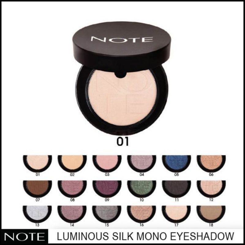 NOTE Luminous Silk Mono Eyeshadow — foto 2