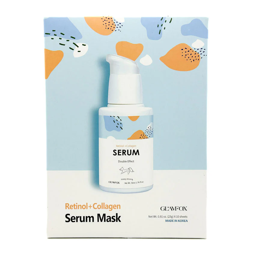 Glamfox Maskë Fytyre me Retinol & Kolagjen
