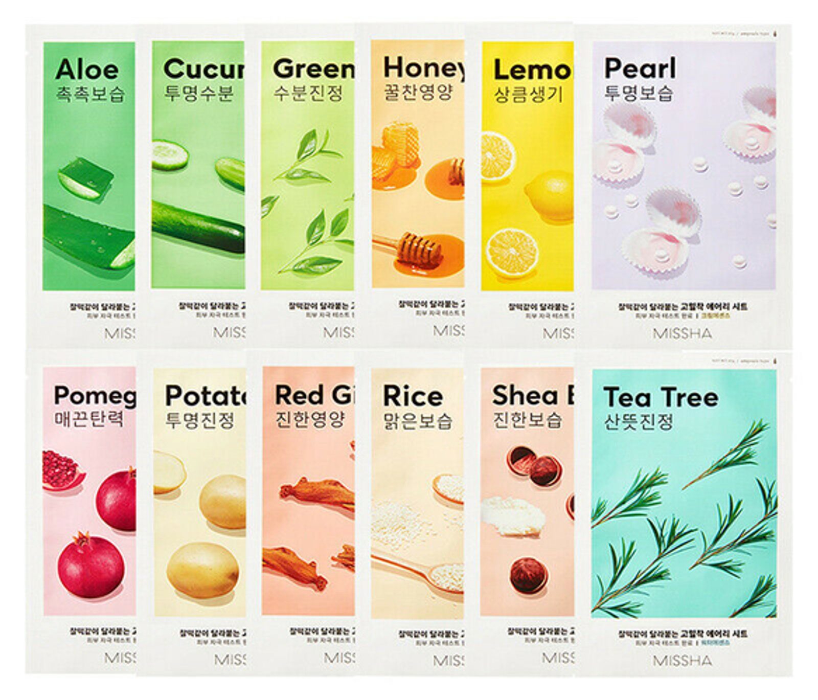 MISSHA Airy Fit Sheet Mask – 19g (Various Types)