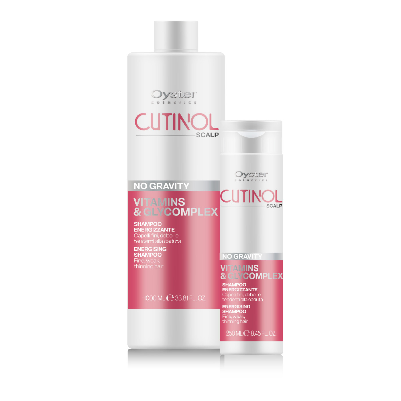 Oyster Cosmetics Cutinol Scalp No Gravity Vitamins & Glycomplex Energising Shampoo – 250 ml / 1000 ml
