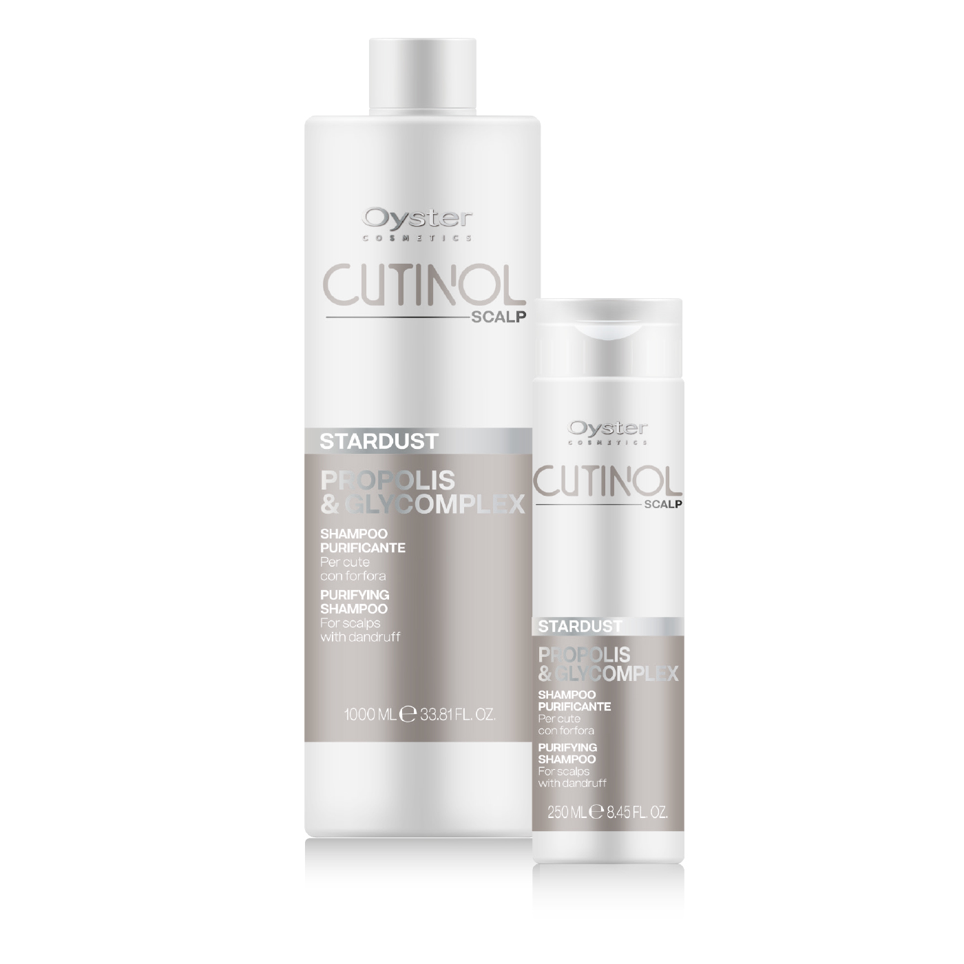 Oyster Cosmetics Cutinol Scalp Stardust Propolis & Glycomplex Purifying Shampoo – 250 ml / 1000 ml