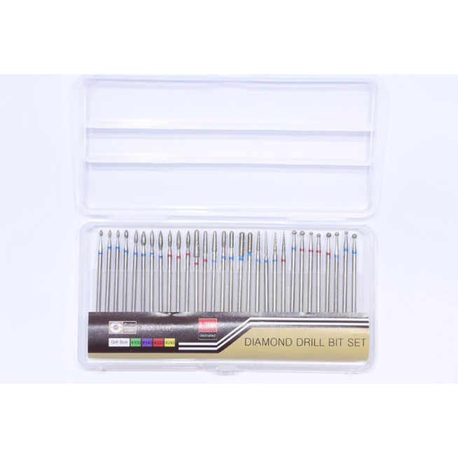 Set Profesional me 30 Koka Diamanti për Frezë