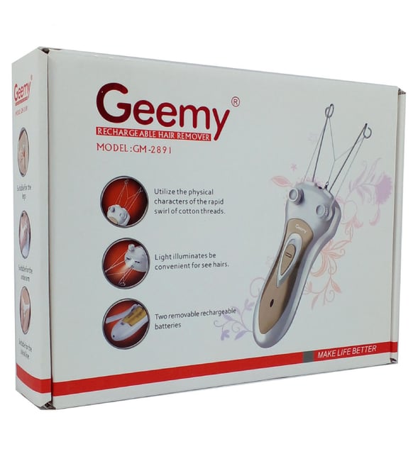 Geemy GM-2891 – Pajisje Elektrike për Heqjen e Qimeve me Fije