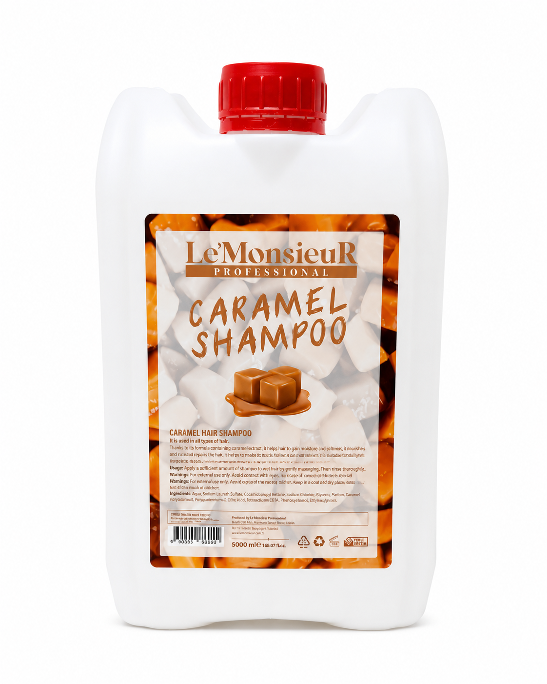Le’Monsieur Professional Caramel Shampoo 5000 ml
