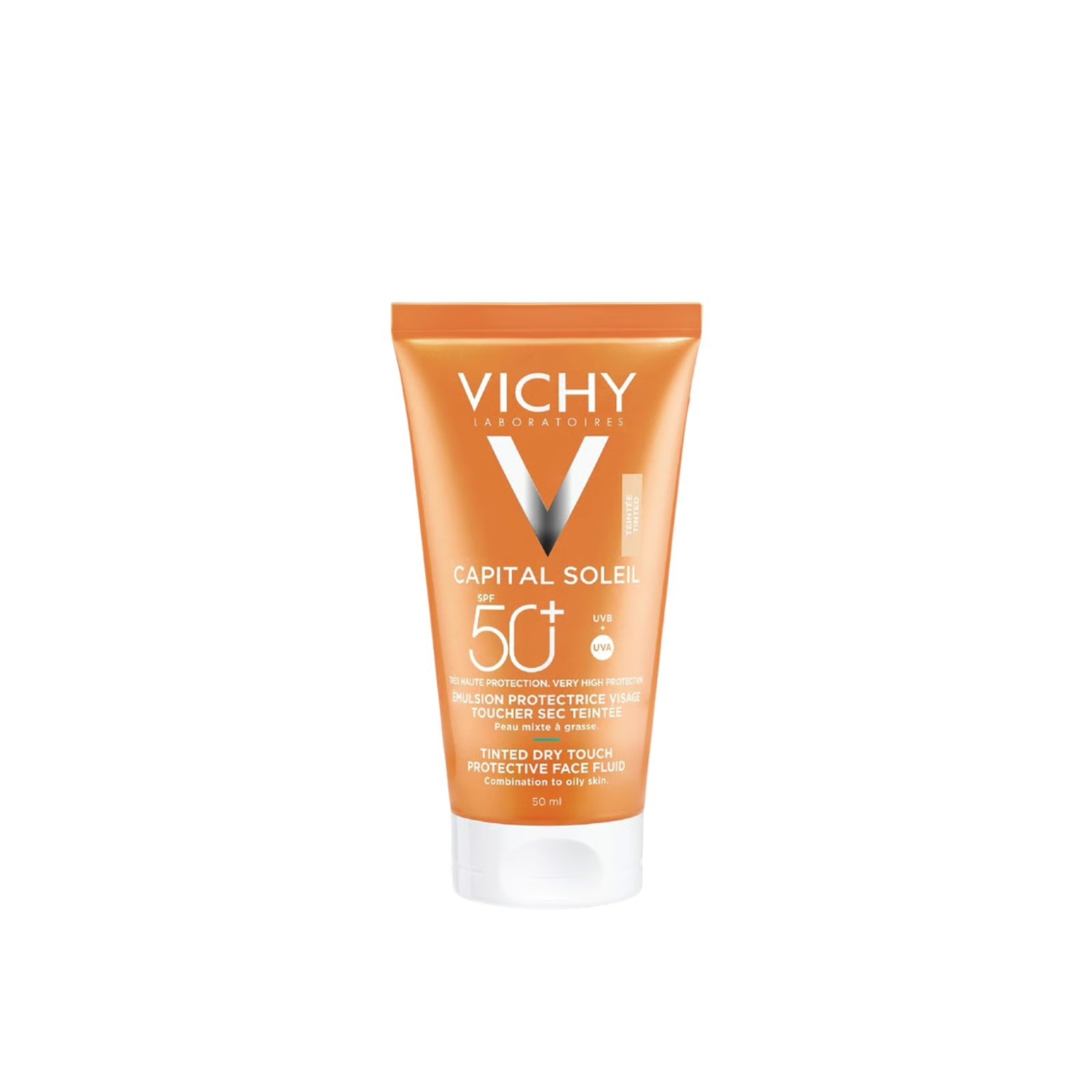 Vichy Capital Soleil Tinted Dry Touch Protective Face Fluid SPF50+