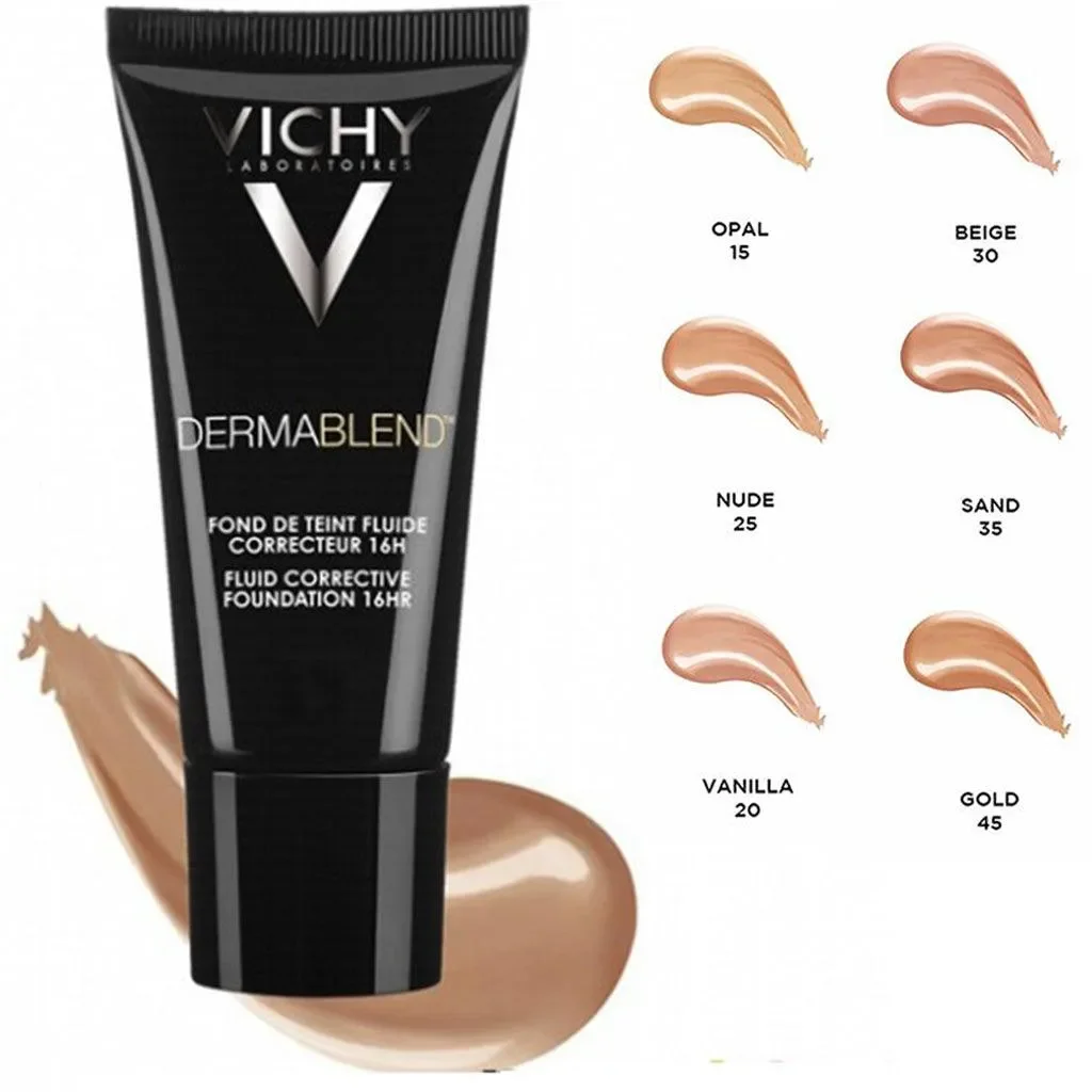 Vichy Dermablend Fluid Corrective Foundation 16H — foto 2