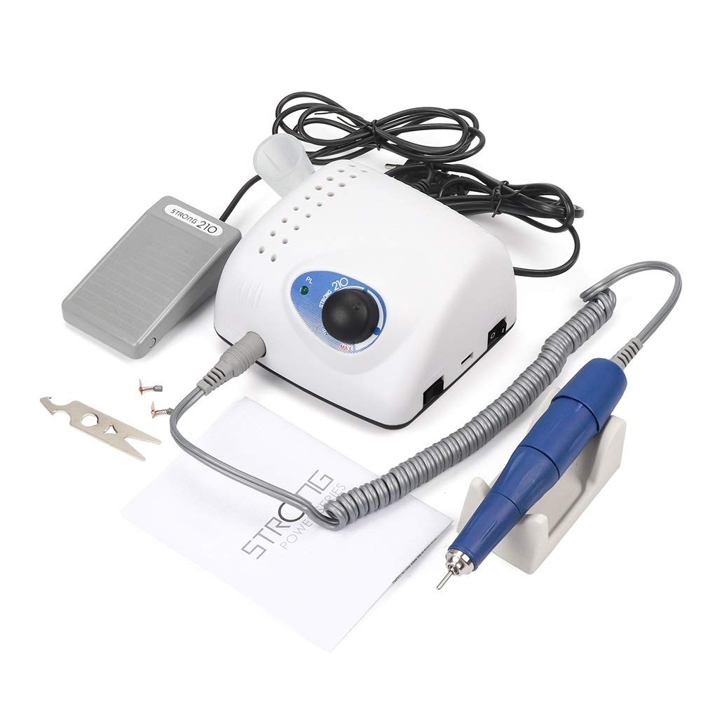 Strong 210 Professional Nail Drill Machine – Aparat Profesional për Manikyr dhe Pedikyr