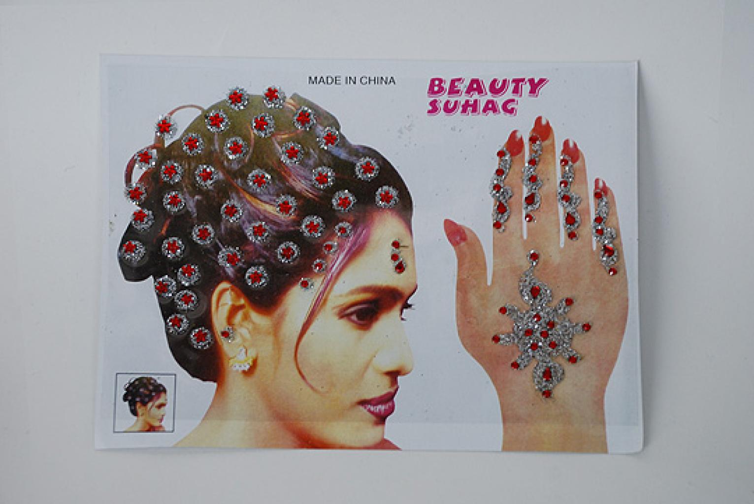 Beauty Shag Crystal Face & Hand Stickers – Dekor Gurësh për Fytyrë dhe Duar