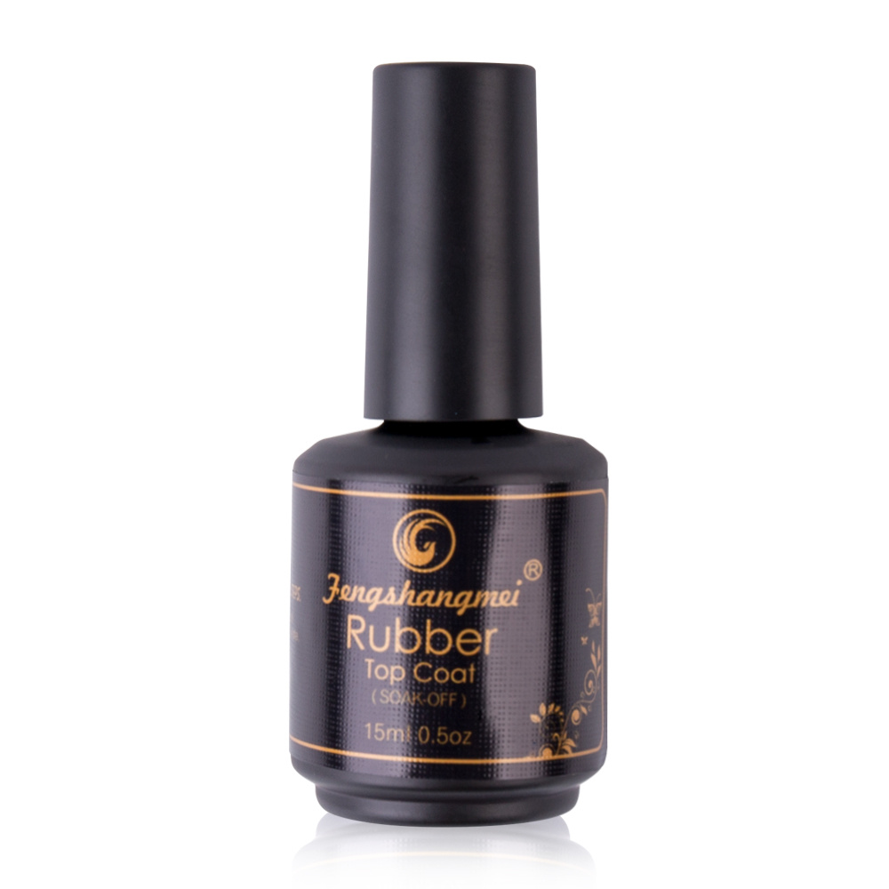 Fengshangmei Rubber Top Coat 15ml – Top Coat Elastik për Thonj