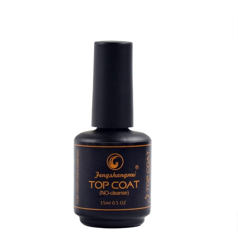 Fengshangmei Top Coat No-Cleanse 15ml – Shtresë Përfundimtare me Shkëlqim të Lartë