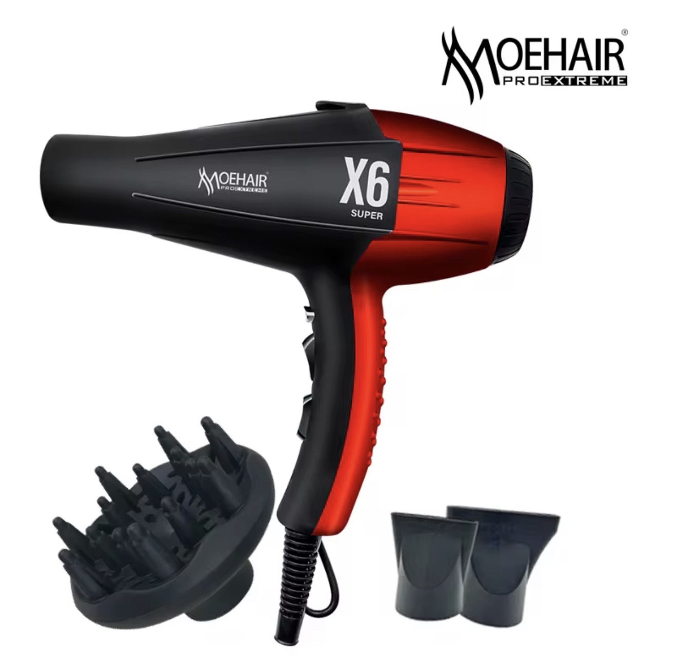 Tharëse Profesionale Flokësh MOEHAIR X6 Super 6000W Ionic
