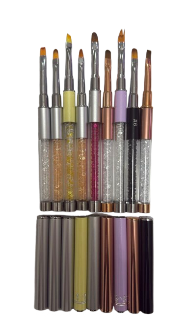 Furça Profesionale për Nail Art dhe Gel – Modele të Ndryshme