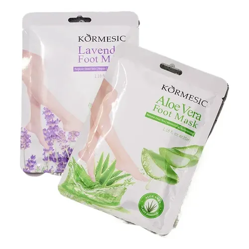 Maskë Eksfoliuese dhe Hidratuese për Këmbët – Lavender & Aloe Vera Foot Mask