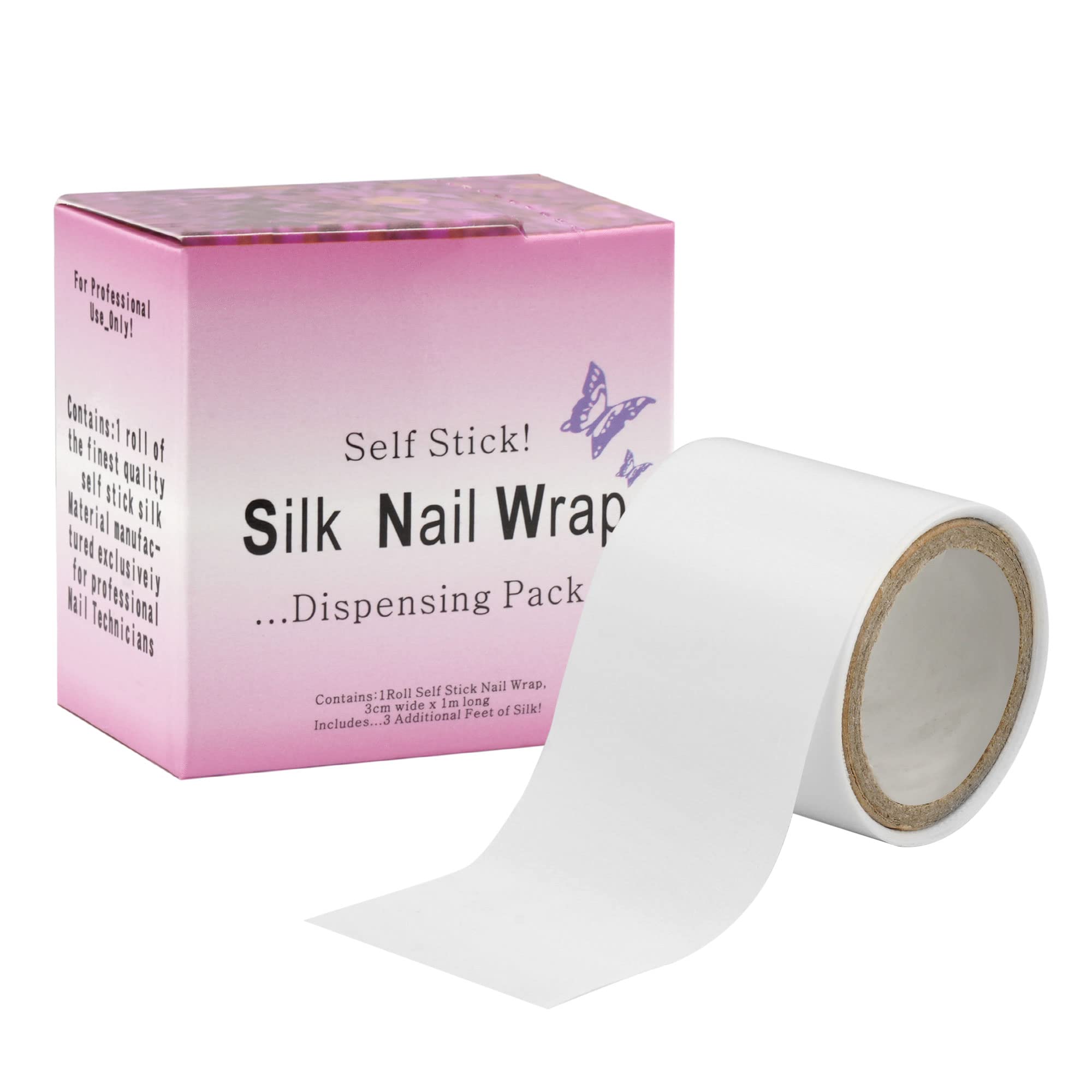 Mëndafsh Profesional për Zgjatje dhe Riparim Thonjsh (Silk Nail Wrap)