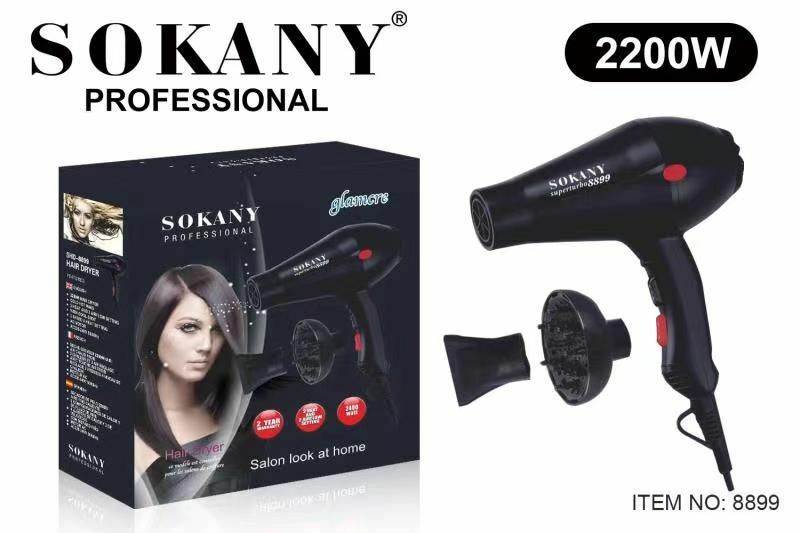 SOKANY Professional Hair Dryer 2400W – Tharëse Profesionale për Flokë