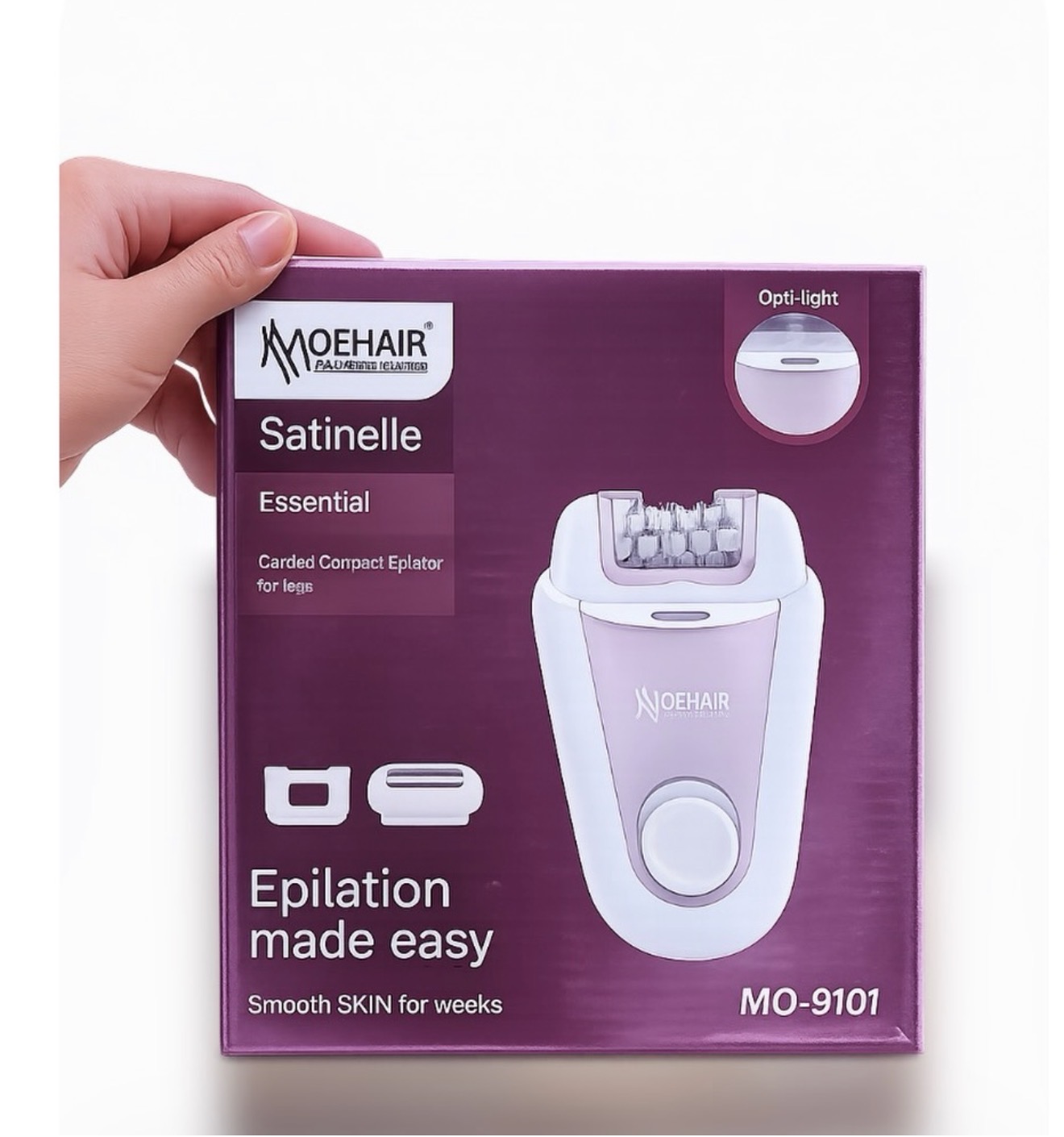 MOEHAIR Satinelle Essential – Epilator Elektrik për Këmbë