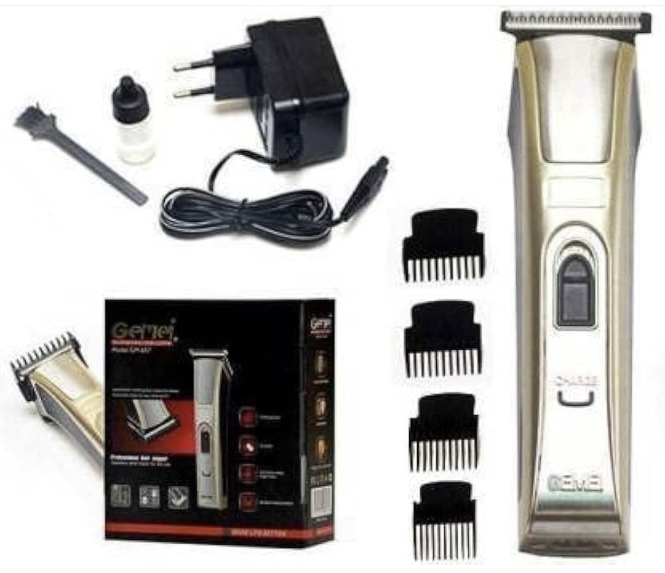 Gemei GM-657 – Trimmer Profesional për Flokë dhe Mjekër