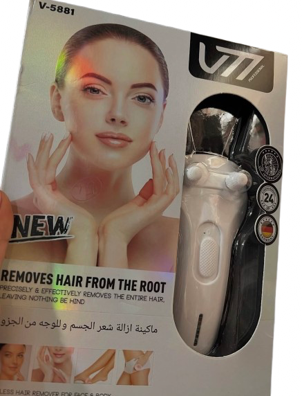 V77 Professional V-5881 – Epilator Elektrik për Trup dhe Fytyrë
