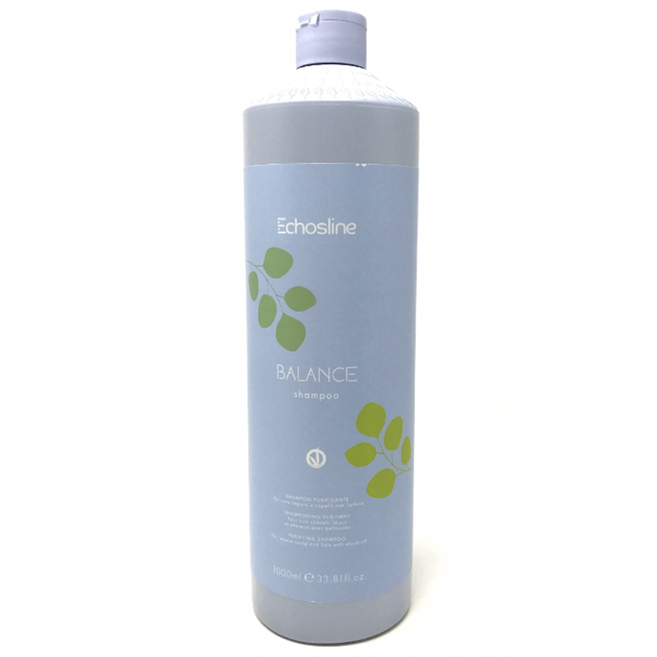 Echosline Balance Shampoo – Shampo Pastruese për Skalpin me Yndyrë dhe Flokët me Tendencë Yndyrosjeje 1000ml