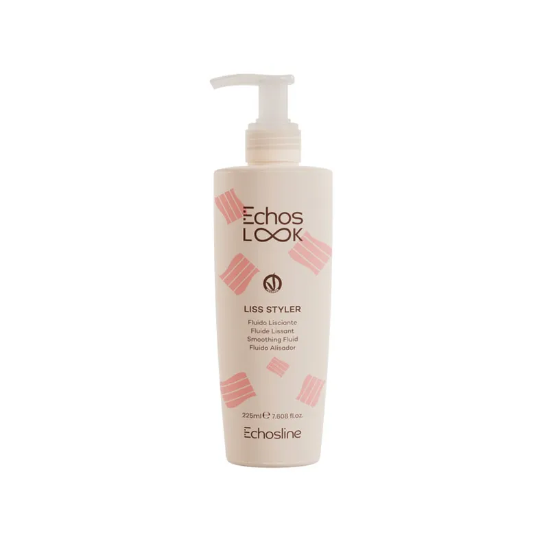 Echosline Echos Look Liss Styler – Fluid Zbutës dhe Drejtues për Flokët 225ml