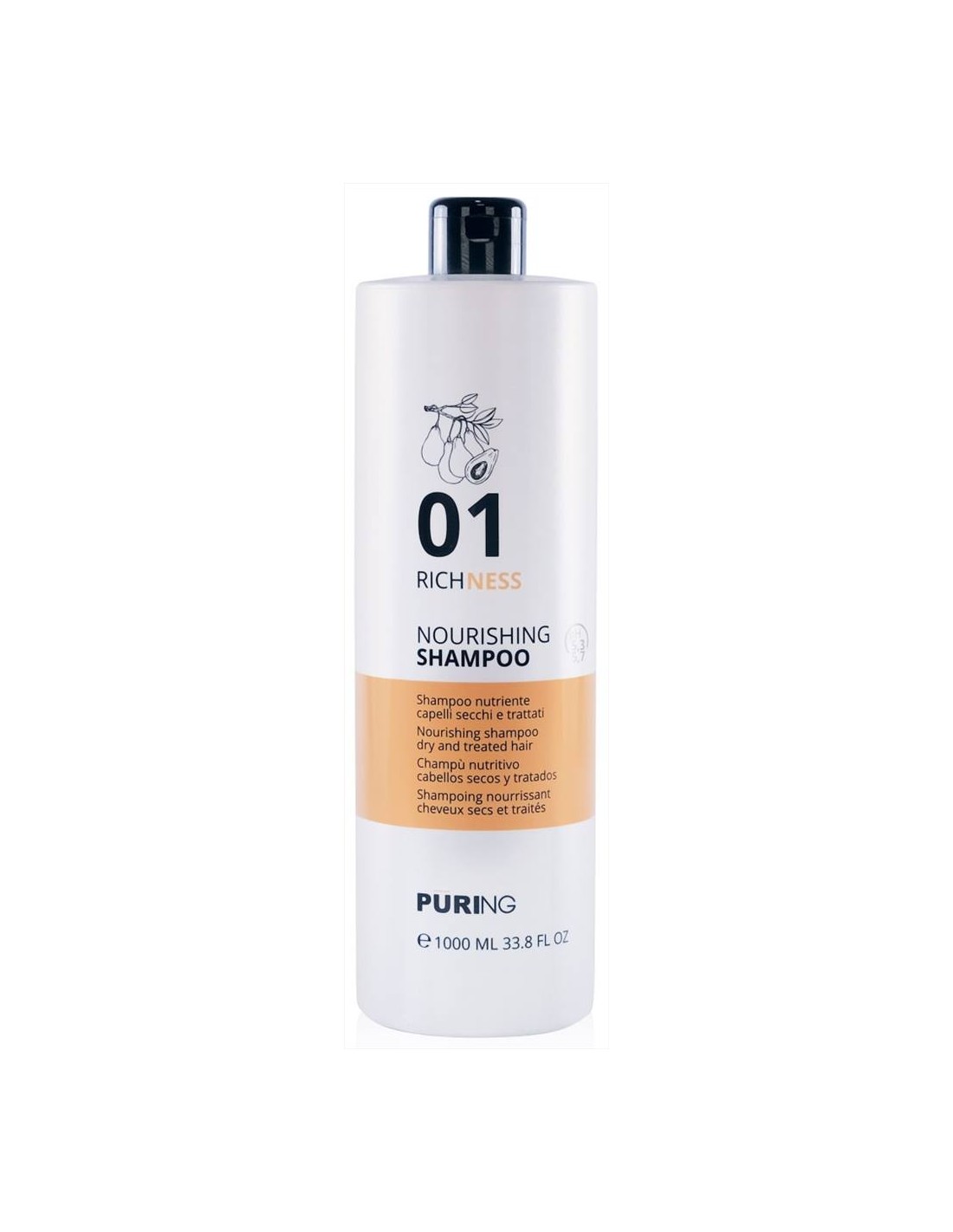 Puring 01 Richness Nourishing Shampoo – Shampo Ushqyes për Flokë të Thatë dhe të Trajtuar — foto 2