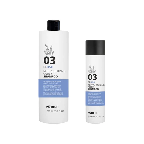 Puring 03 Rehab Restructuring Curly Shampoo – Shampo Ristrukturuese për Flokë Kaçurrela