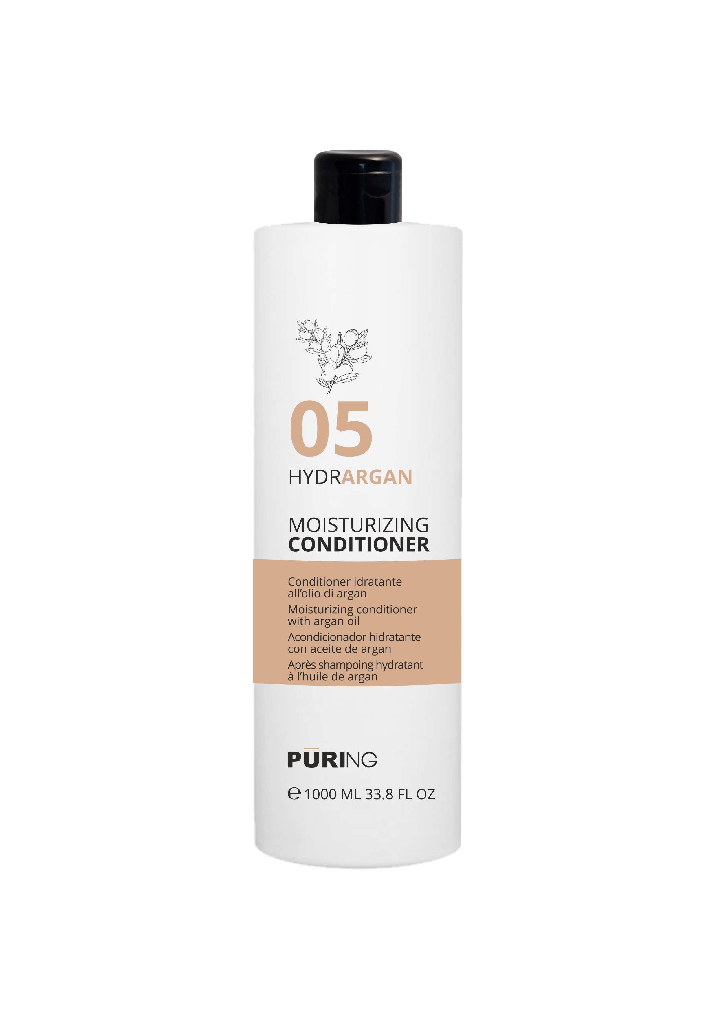 Puring 05 HydrArgan Moisturizing Conditioner – Balsam Hidratues me Vaj Argani — foto 2