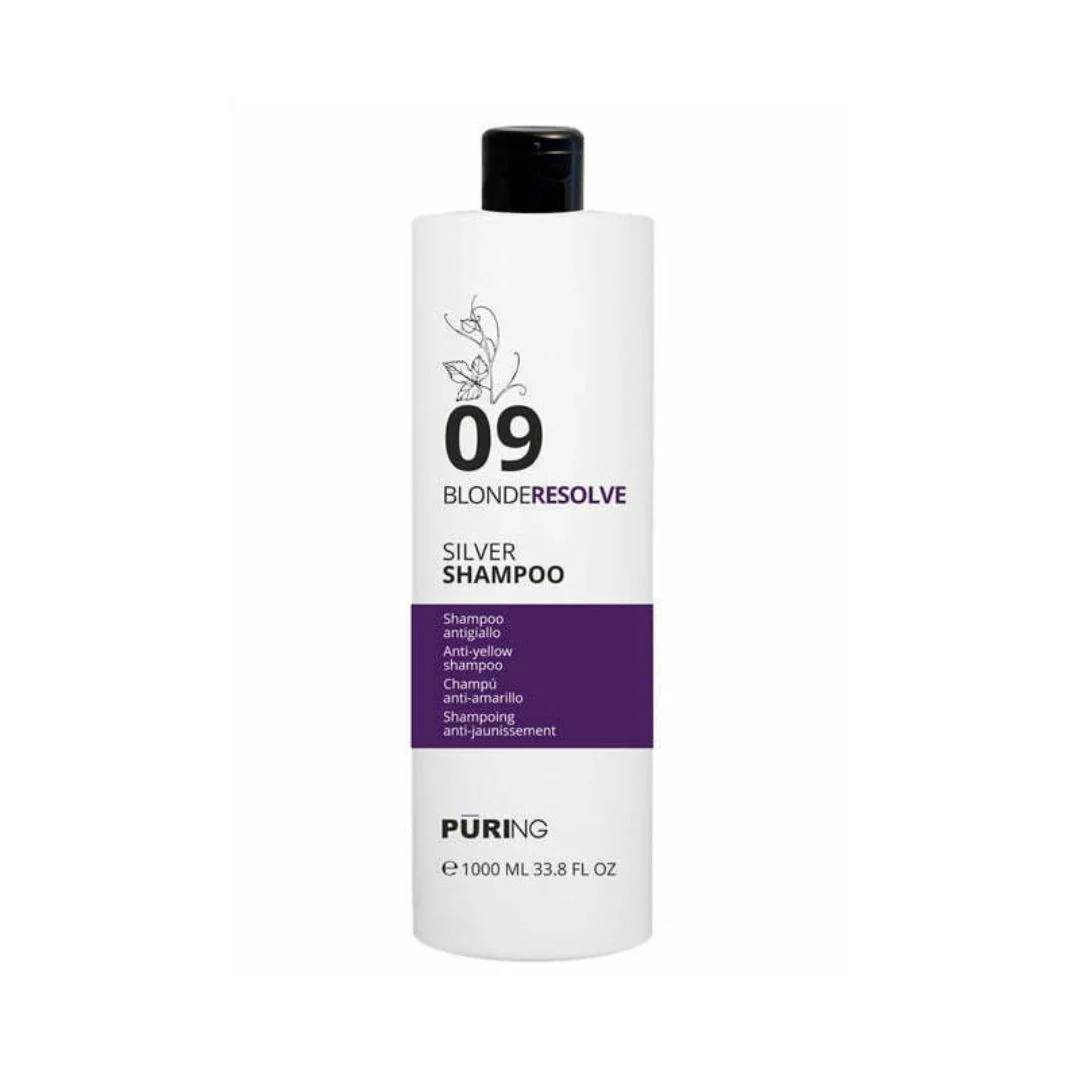 Puring 09 BlondeResolve Silver Shampoo – Shampo Silver Kundër Reflekseve të Verdha — foto 2