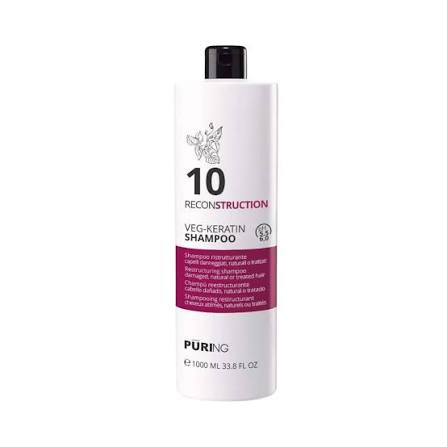 Puring 10 Reconstruction Veg-Keratin Shampoo – Shampo Rikonstruktuese me Keratinë Vegjetale