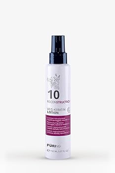 Puring 10 Reconstruction Veg-Keratin Lotion – Locion Rikonstruktues me Keratinë Vegjetale pa Shpëlarje 150ml