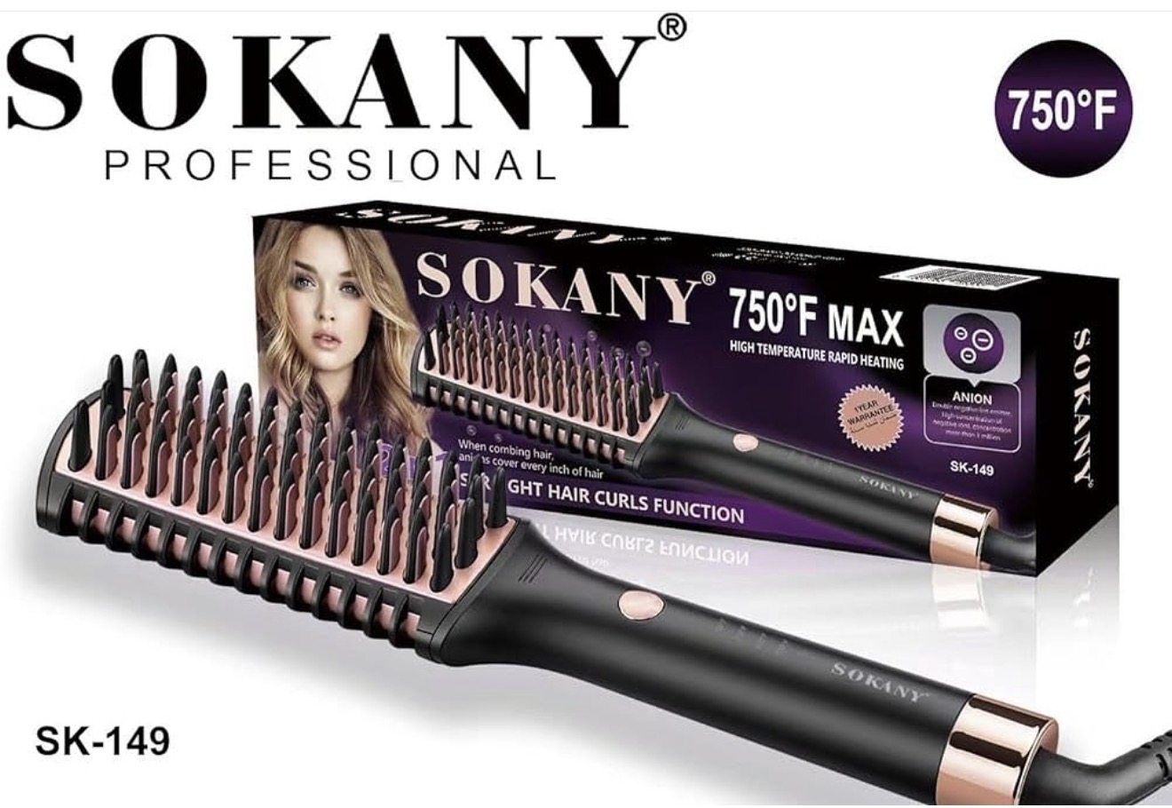 Sokany SK-149 – Furçë Elektrike Drejtuese për Flokë