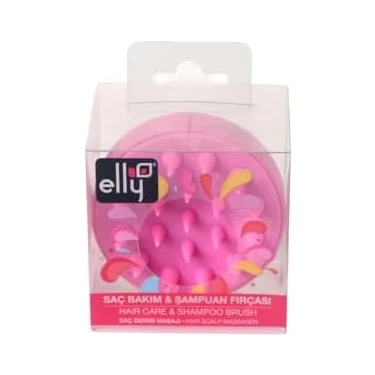 Elly Hair Care & Shampoo Brush – Furçë Silikoni për Masazh të Skalpit — foto 2