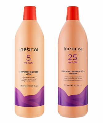 Inebrya Violet Creamy Activator – Oksidues Kremoz Vjollcë (5 Vol & 25 Vol)