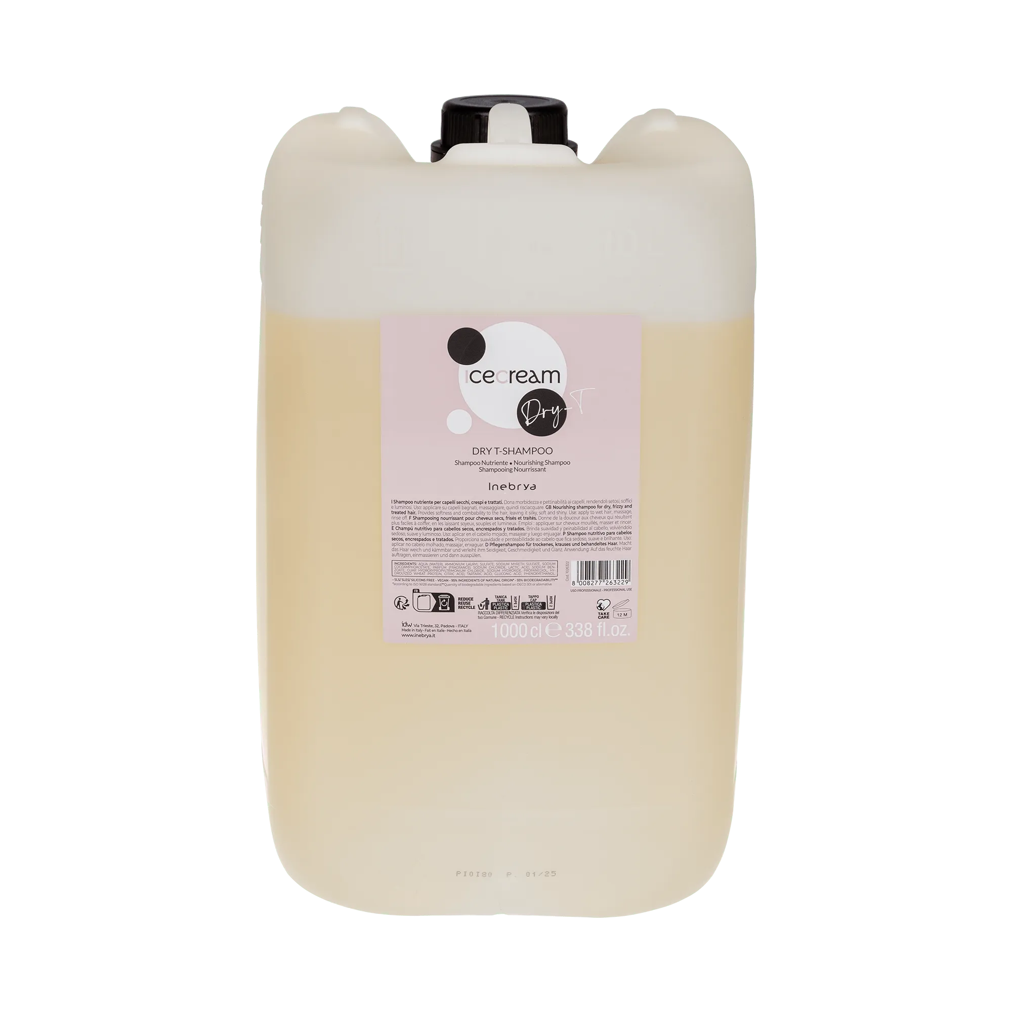 Inebrya Ice Cream Dry-T Shampoo – Shampo e Thatë — foto 3