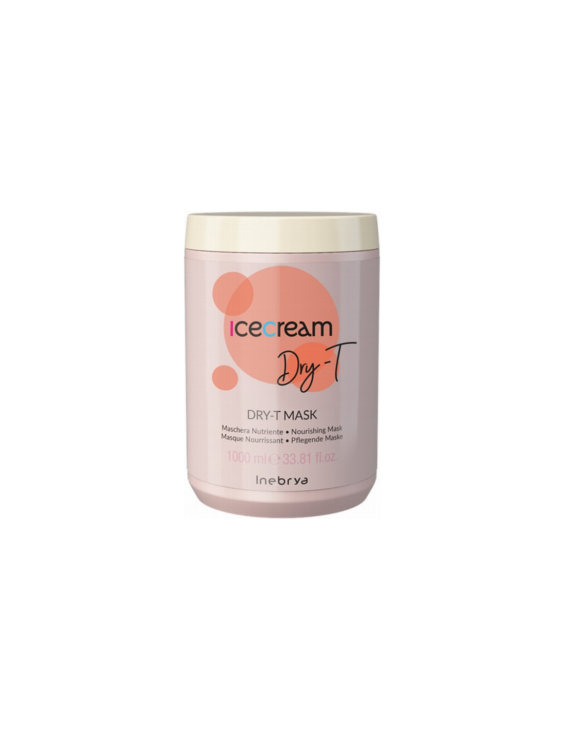 Inebrya Ice Cream Dry-T Mask – Maskë Ushqyese për Flokë të Thatë — foto 2