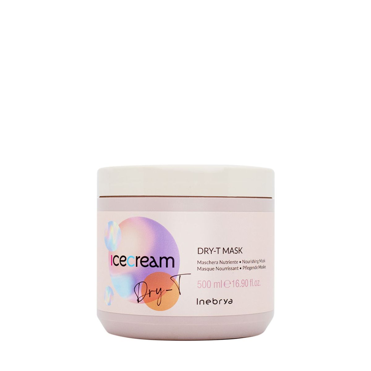 Inebrya Ice Cream Dry-T Mask – Maskë Ushqyese për Flokë të Thatë
