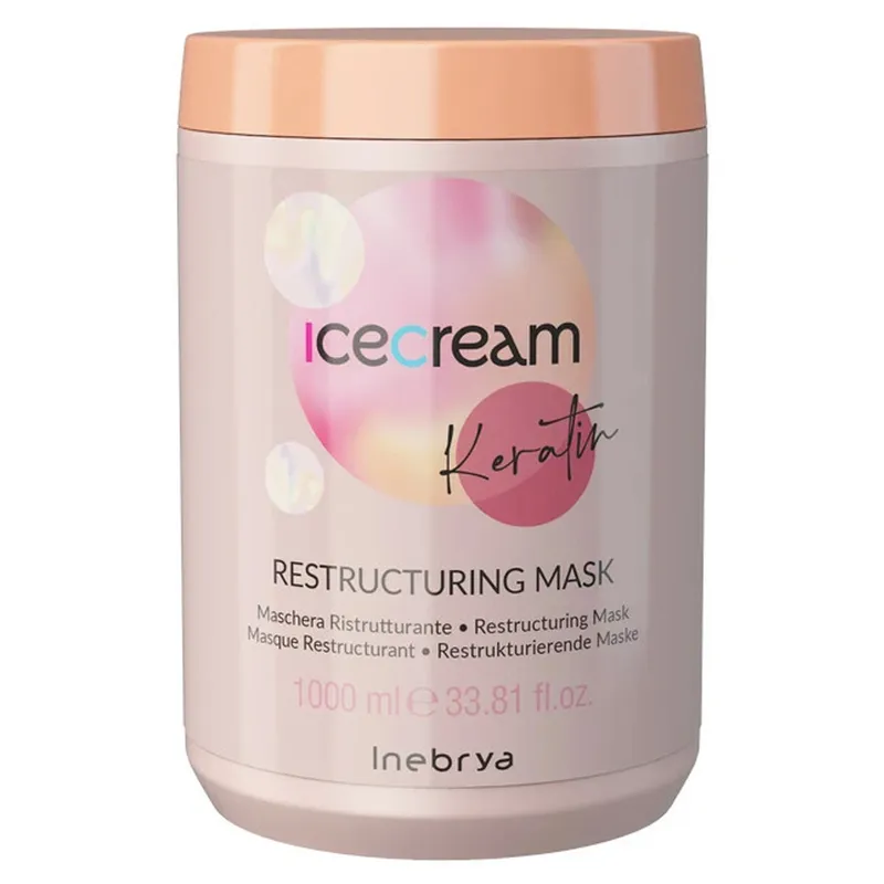 Inebrya Ice Cream Keratin Restructuring Mask — foto 2
