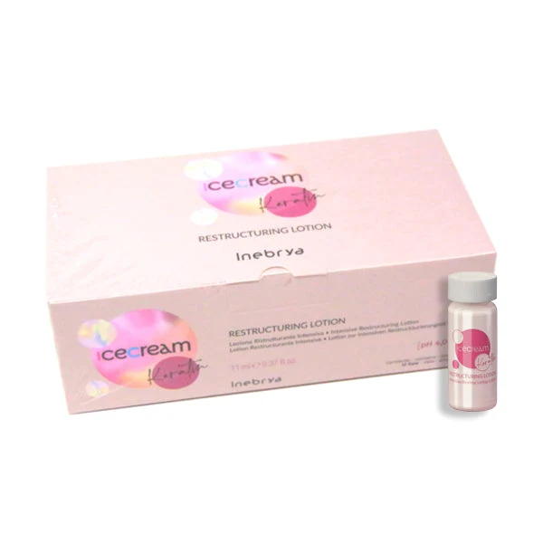 Inebrya Ice Cream Keratin Restructuring Lotion 11mlx12pz