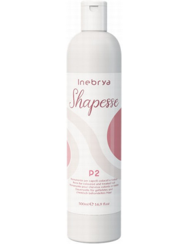 Inebrya Shapesse P2 – Permanent për Flokë të Lyer dhe të Sensibilizuar 500ml