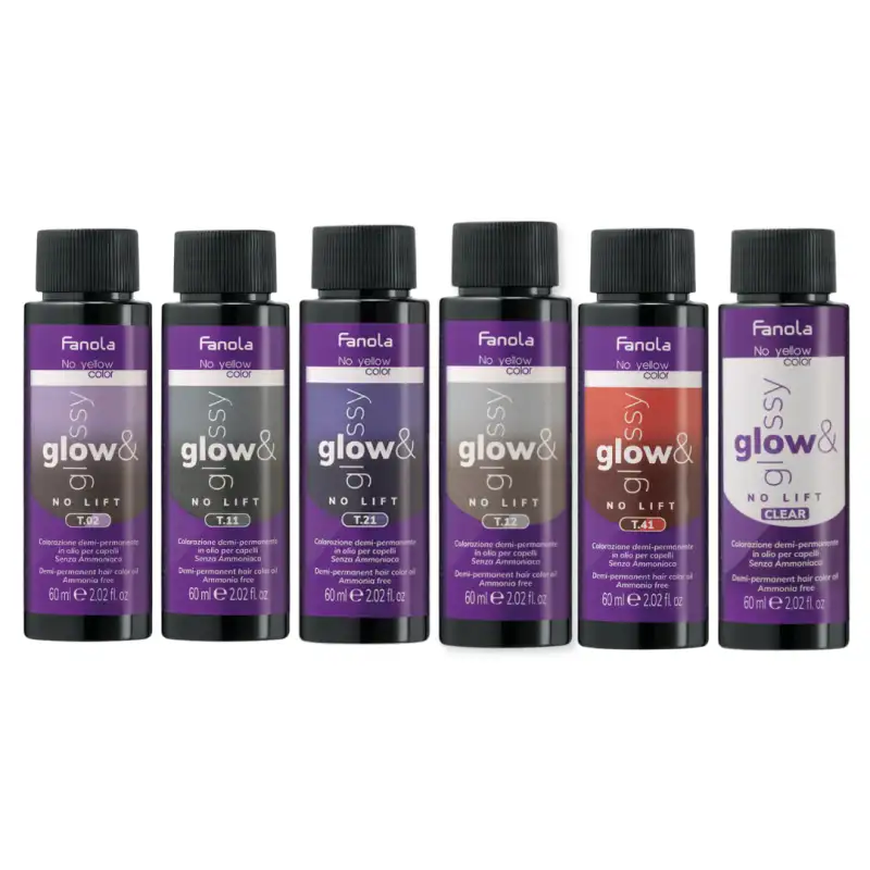 Fanola Glow & Glossy – Ngjyrues Demi-Permanent për Flokë 60ml