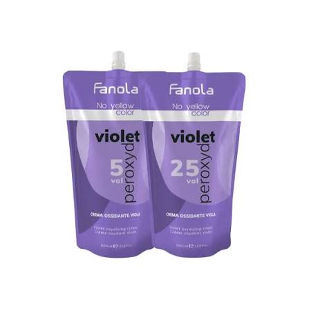 Fanola No Yellow Color Violet Peroxy – Oksidant Profesional me Pigmente Vjollcë 1000ml