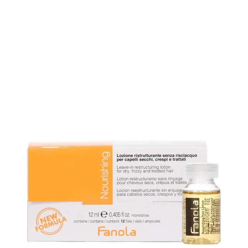 Fanola Nourishing Leave-In Restructuring Lotion Ampoules 12mlx12pz