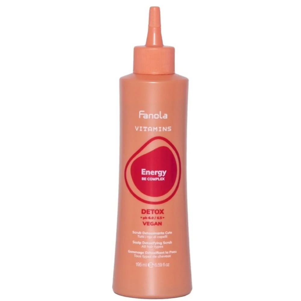 Fanola Vitamins Energy Be Complex Detox Scalp Scrub 195ml