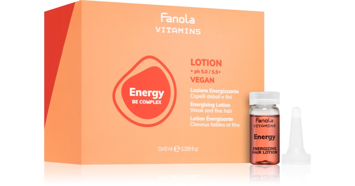 Fanola Vitamins Energy Be Complex Energizing Lotion